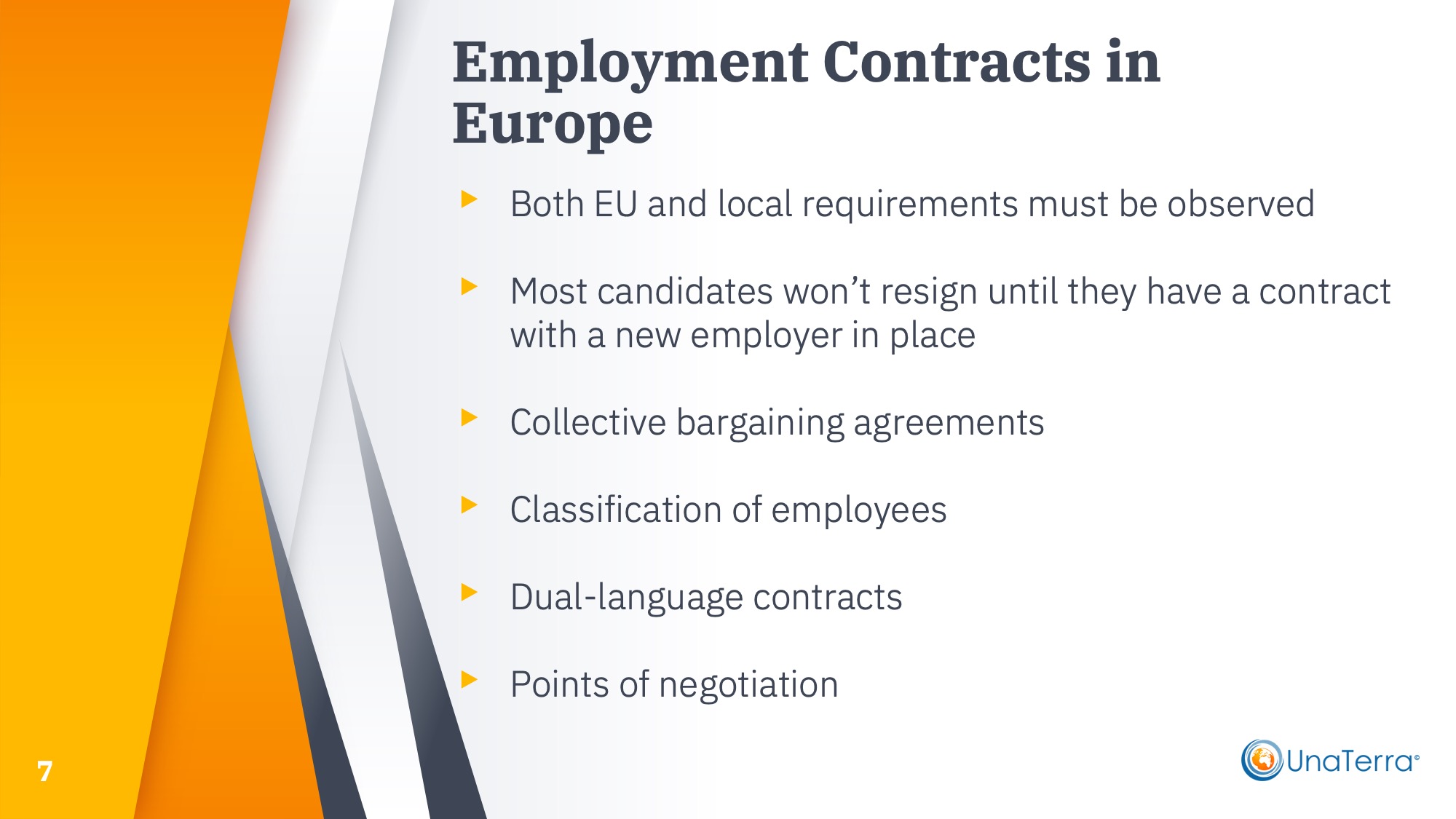 Unaterra Video An Overview Of European Employment Law Unaterra